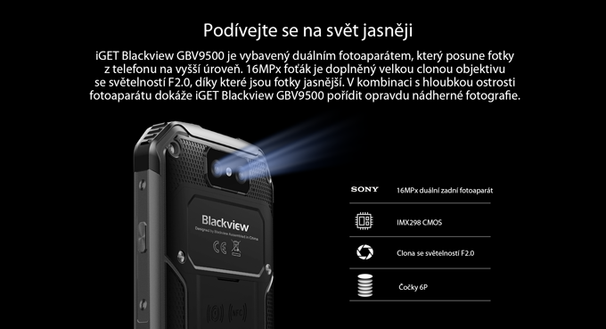 iGET BLACKVIEW GBV9500